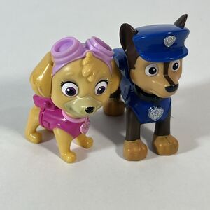 Paw Patrol Mini Figures Figurines Action Dogs Set of 2